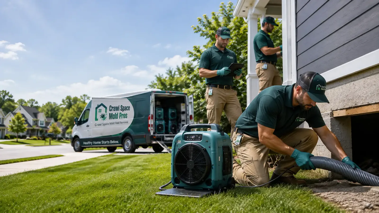 Crawl Space Mold Removal in Fairview, MO